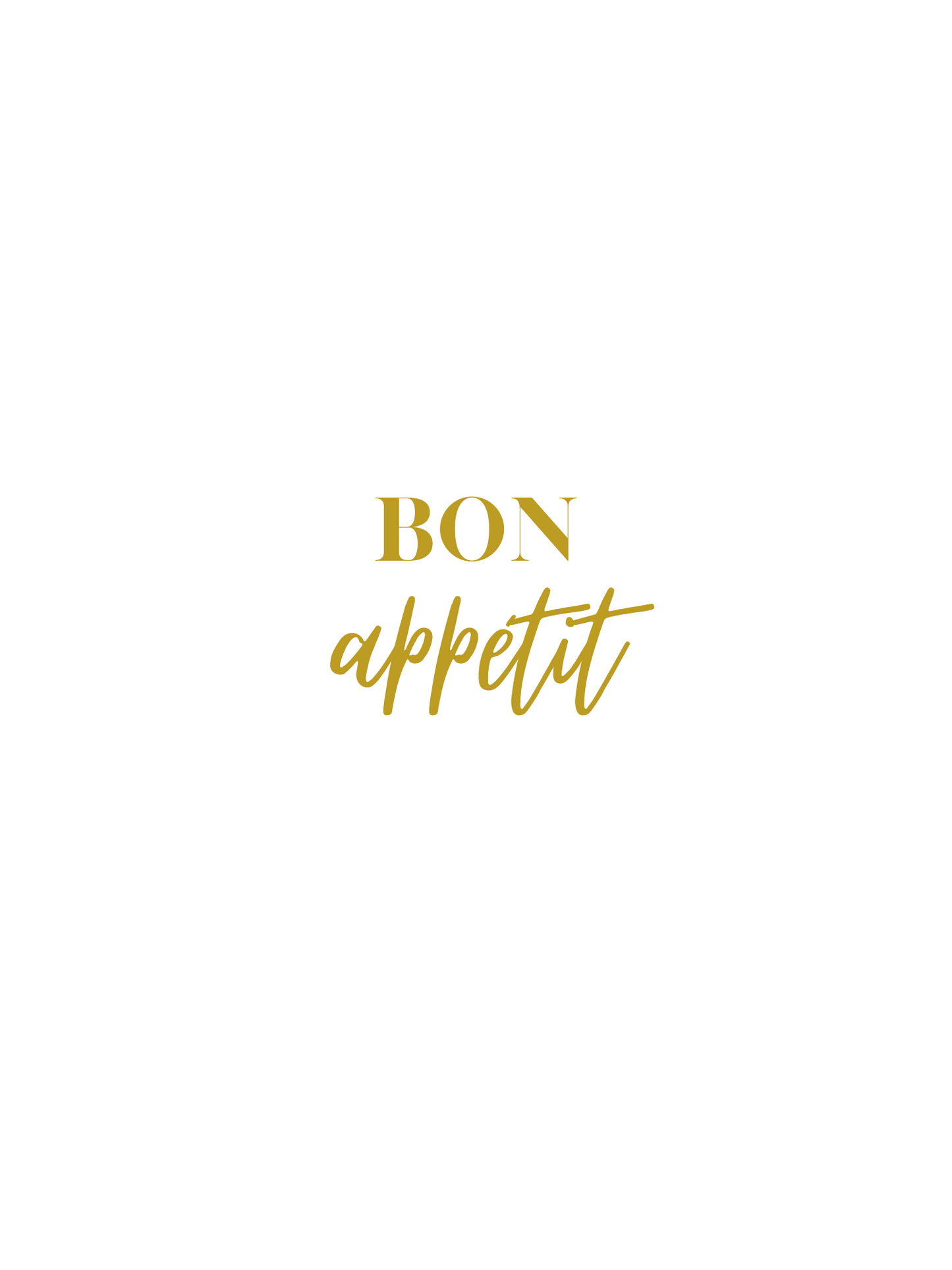 "bon appétit"