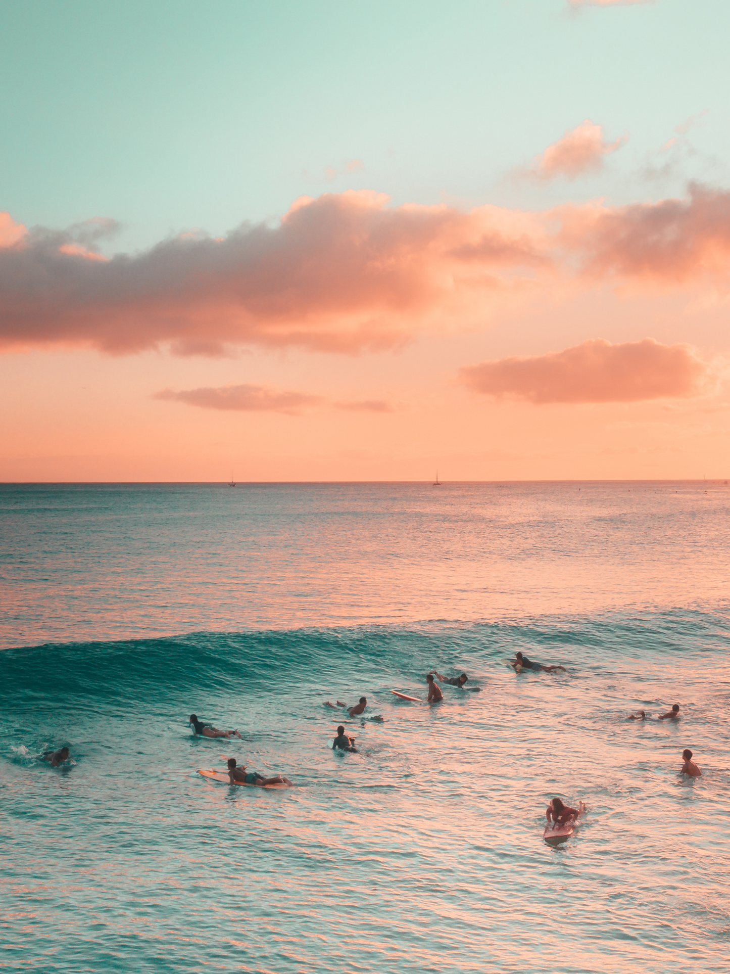 "sunset surf"