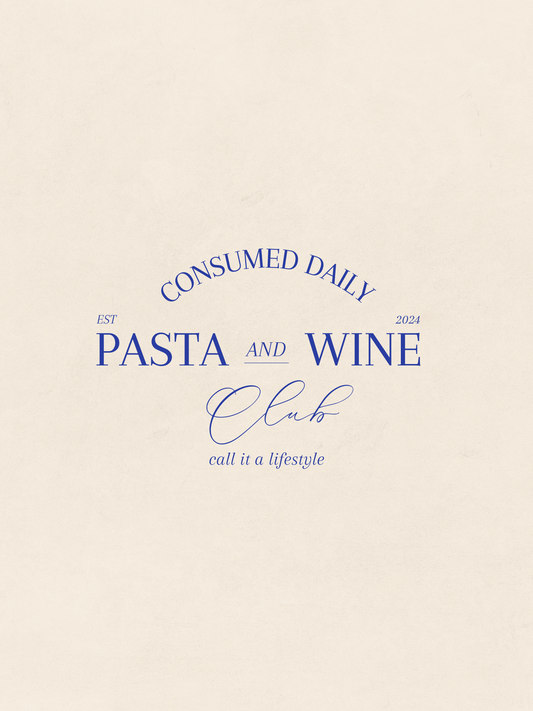 "pasta & wine"