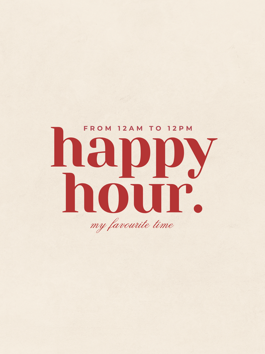 "happy hour"