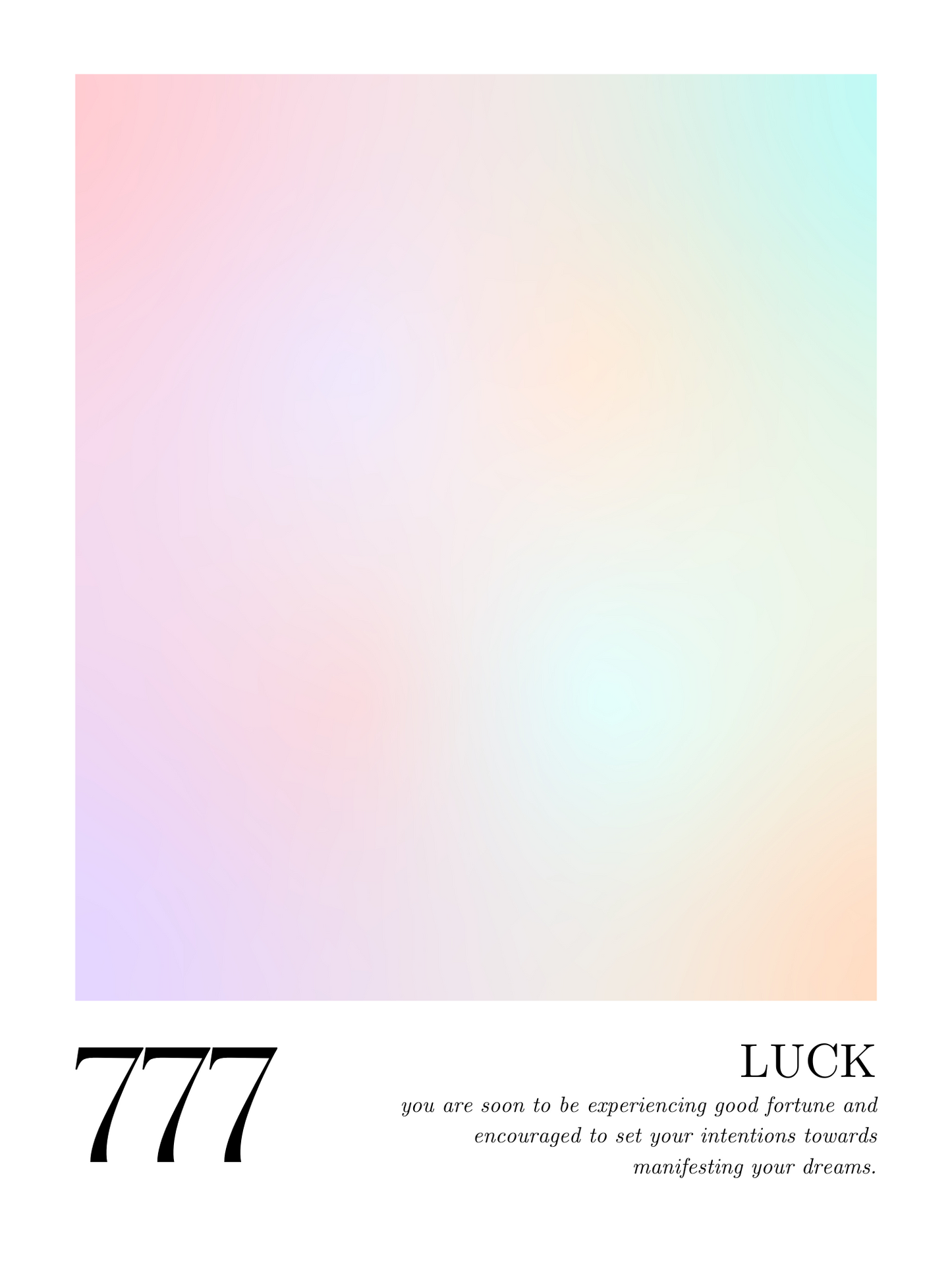 "777 luck"