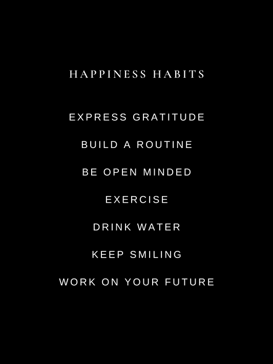 "happiness habits"